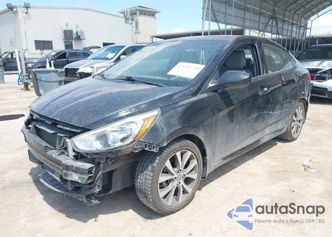 2017 Hyundai Accent Value Edition z USA, uszkodzony, nr VIN KMHCT4AE8HU353902